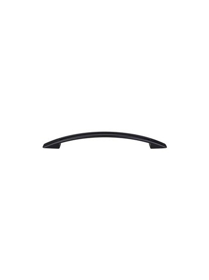 Tango Cut-Out Cabinet Pull - 6 5/16 inch Center-to-Center in Flat Black.